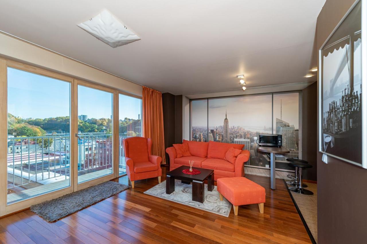 Panoramic City Centre Apartment By Polo Apartments カウナス エクステリア 写真