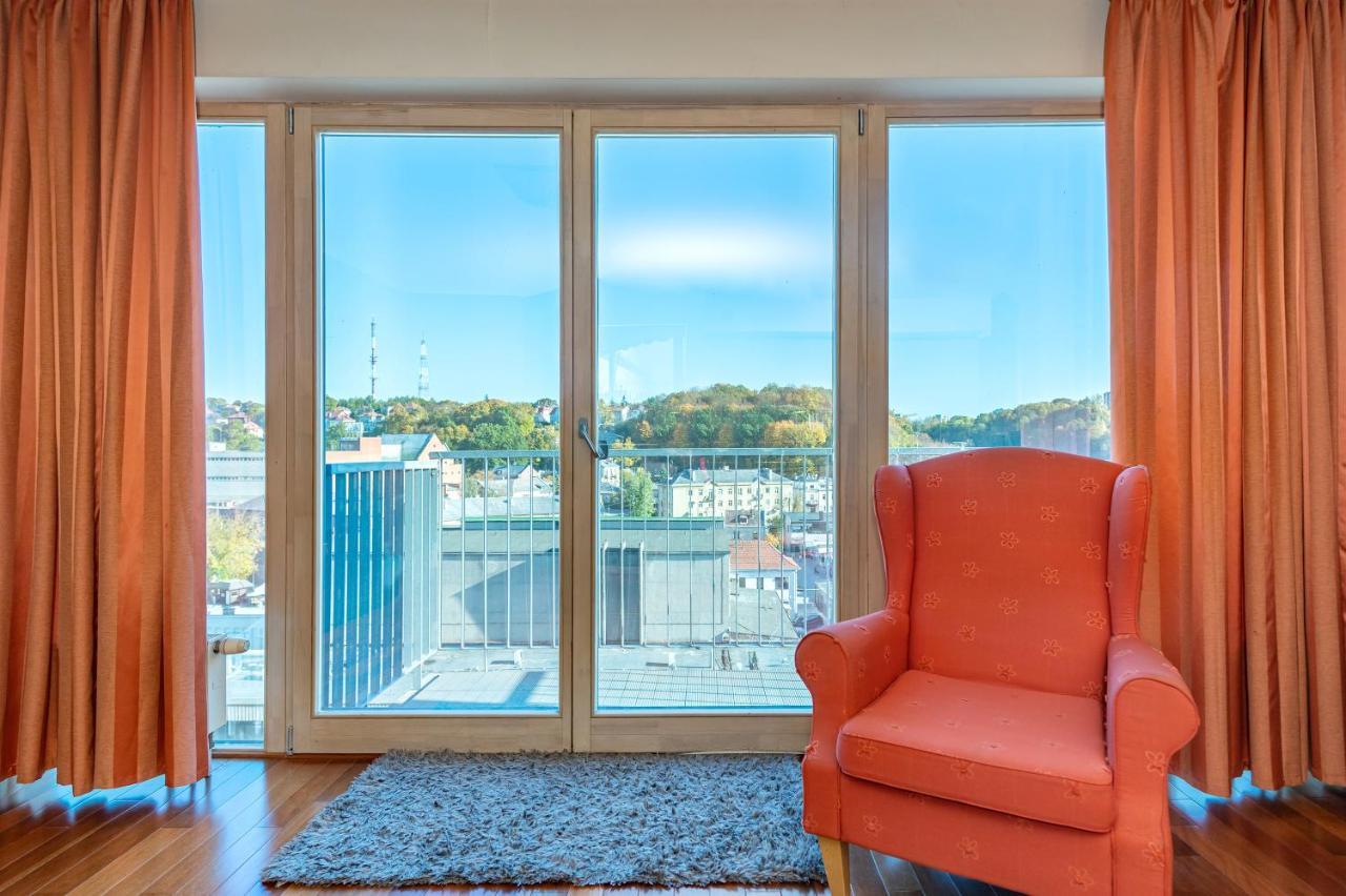 Panoramic City Centre Apartment By Polo Apartments カウナス エクステリア 写真