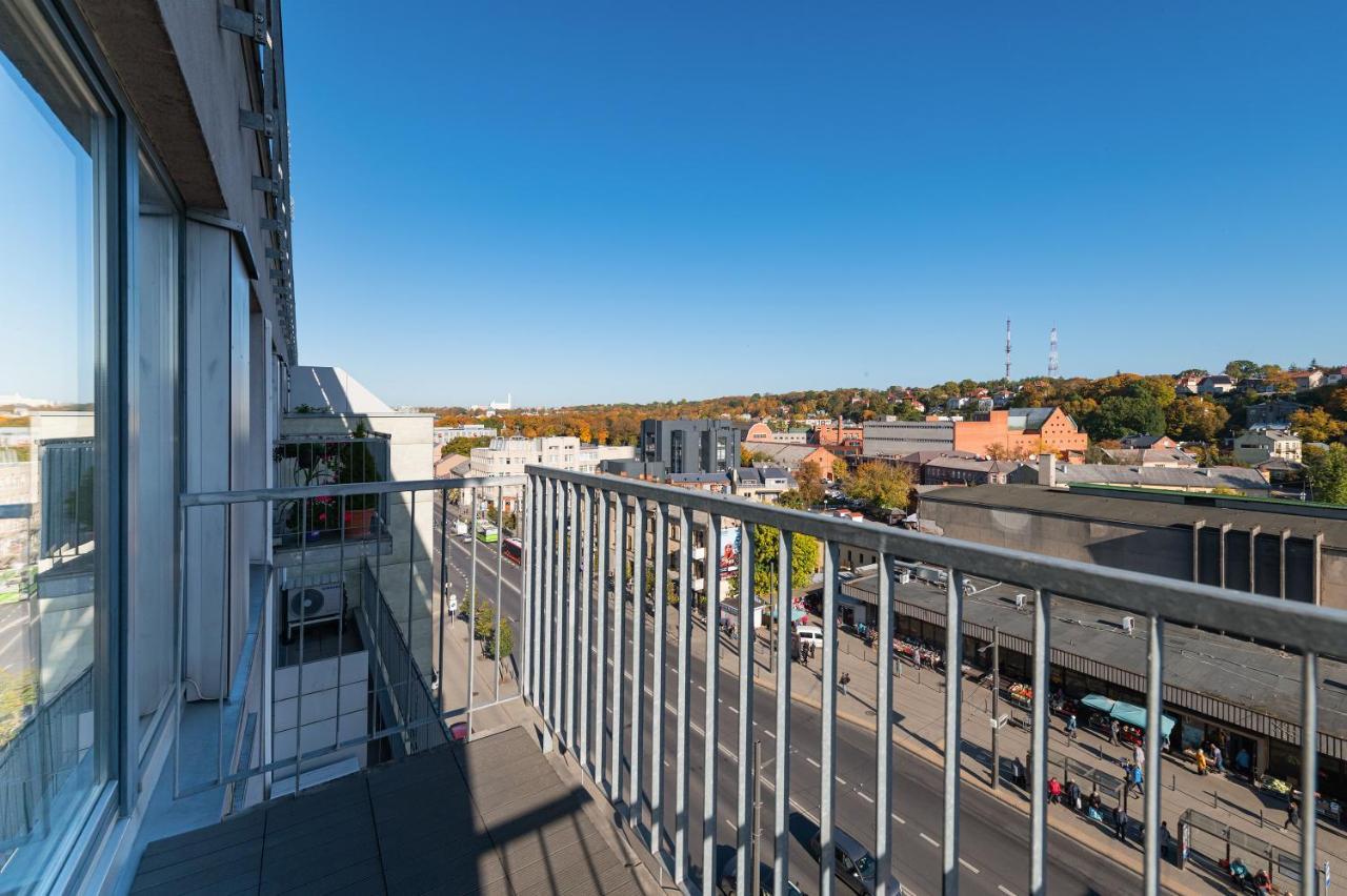 Panoramic City Centre Apartment By Polo Apartments カウナス エクステリア 写真